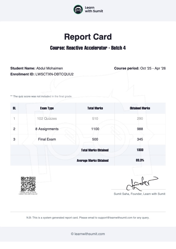 Report Card